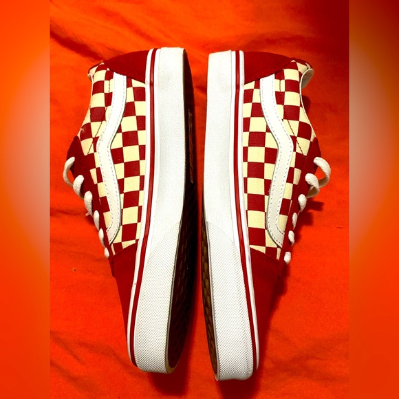 Vans Shoes - Vans Old Skool NWOT Red Checkered Sneakers